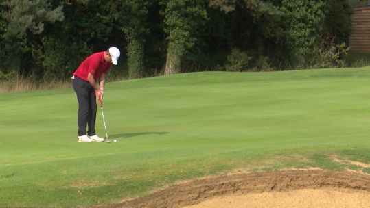 Inter services Army golfer.