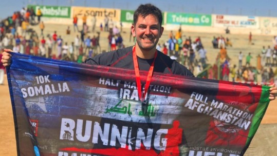 Forces Veteran Runs Dangerously For Charity