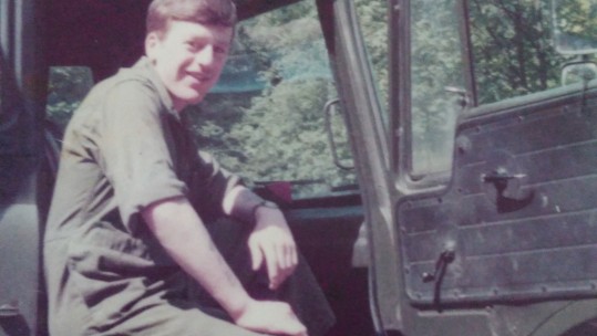 Kevin Roden serving in Germany aged 20