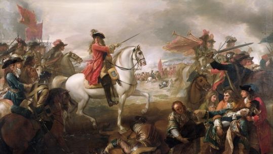 King William III at the Battle of the Boyne, 1 July 1690