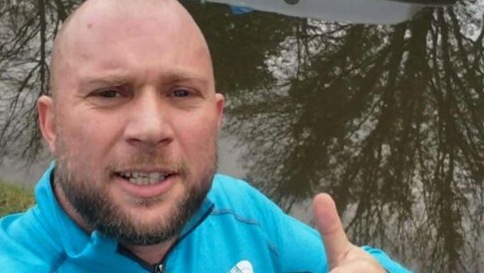 British Army veteran Kris Hardy has thanked the community for supporting him after losing his home in a fire (Picture: Kris Hardy)