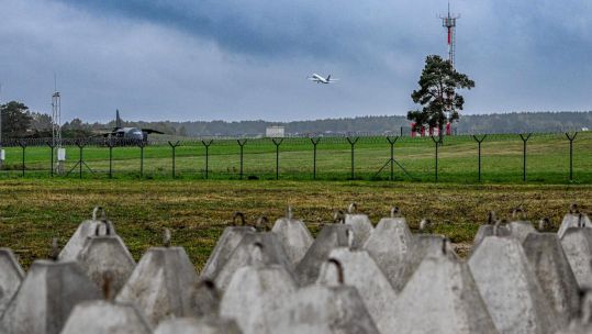 The Lithuanian MOD is expanding its defences and will store dragon's teeth anti-tank obstacles at three airports (Picture: Lithuanian MOD)