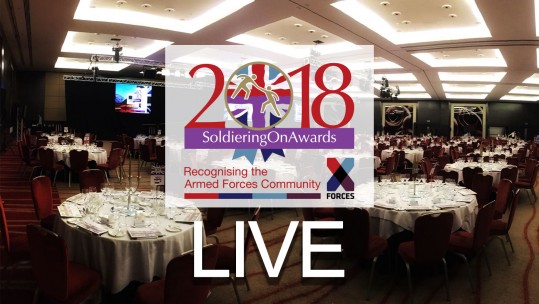 Soldiering On Awards Live 2018