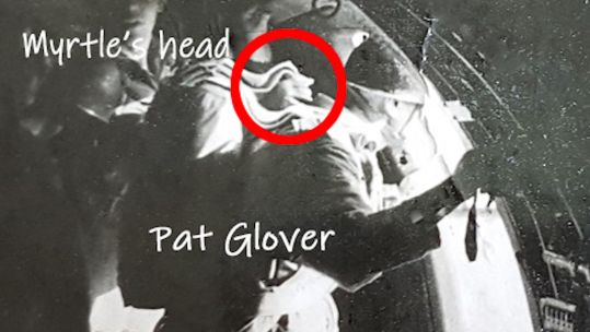 During Operation Market Garden in 1944, Myrtle the Chicken parachuted into France with Lt Pat Glover on a mission to end the war by Christmas (Picture: Courtesy of the Glover Family) 