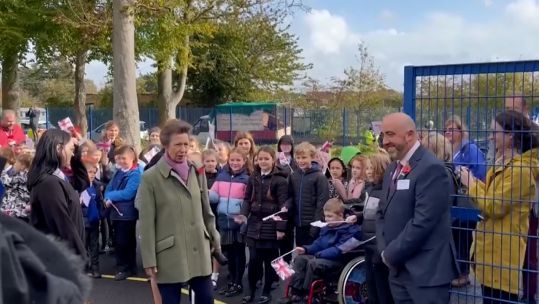 The Princess Royal officially opens a new community hub for Royal Navy families 