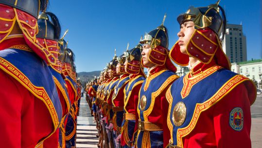 Mongolia's Special Guard of Honor Company. Credit: Shutterstock.