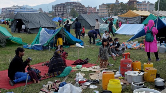 Gurkha Vets Endure Winter In Shelters &amp; Tents After Earthquake