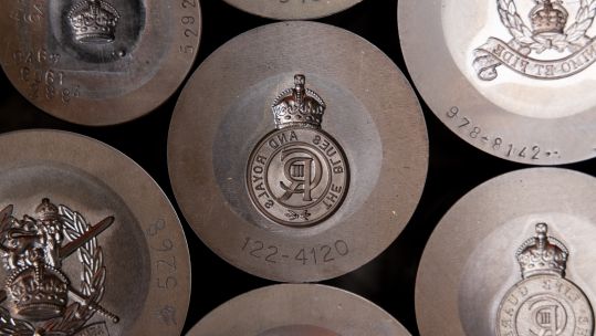 The new cap badges for the British Army were put on display for the world during the coronation. Pictured badges include The Life Guards, The Blues and Royals (The Royal Horse Guards and 1st Dragoons), The Adjutant General's Corps (staff and personnel support branch) (Picture: British Army).