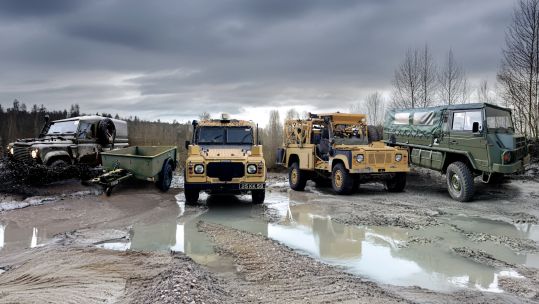 New investment will increase the life of the British Army's Land Rover fleet announced by MOD (Picture: MOD)
