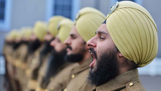 Sikh troops