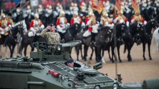 The Queen Presents the Household Cavalry With New Standards