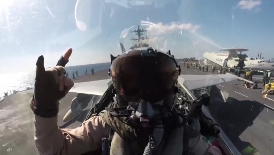 USS Theodore Roosevelt Navy Pilot