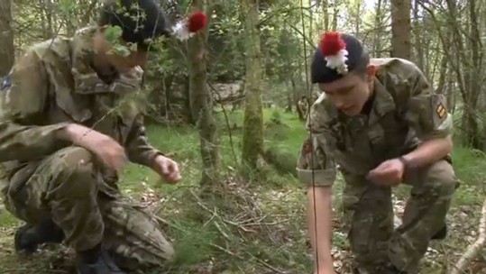 Strangle, Tangle, Dangle &amp; Mangle: Cadets Learn Food Prep