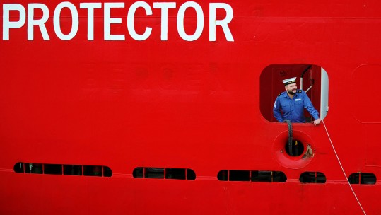 HMS Protector Sent To Protect Against Illegal Japanese Whaling