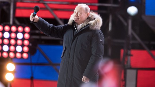 Vladimir Putin Wins Russian Election Credit: PA Images