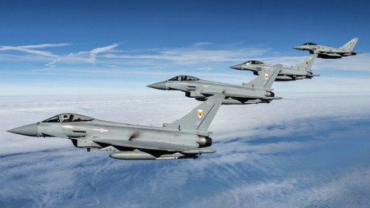 RAF Typhoons Join Syrian Bombing Mission 
