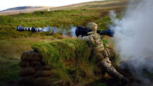Royal Marines Conduct Live Firing Exercise With Javelin Missiles