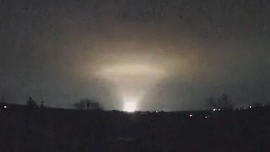 Moscow claims to have hit the Ukrainian city of Dnipro with the hypersonic RS-26 missile (Picture: Russian MOD)