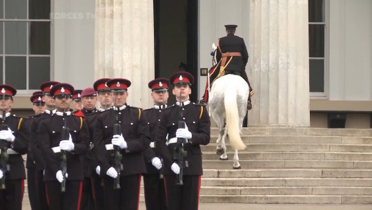 Sovereigns Parade at Royal Royal Military Academy Sandhurst