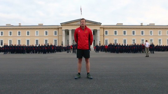 Watch: 600 British Army Cadets Rise To Push-Up Challenge