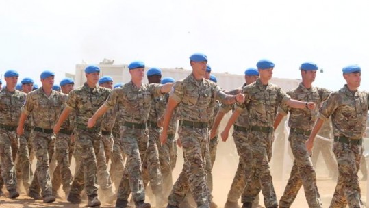 UK troops were awarded medals for the United Nations Mission in South Sudan