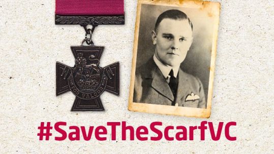 The RAF museum are trying to keep war hero Arthur Scarf's Victoria Cross medal in the UK (Picture: RAF Museum).