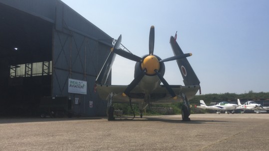 Restored Sea Fury Only Weeks Away From Taking To The Skies