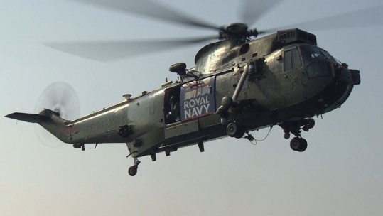 VIDEO: Royal Navy Sea King&#039;s Fly Off Into The Sunset