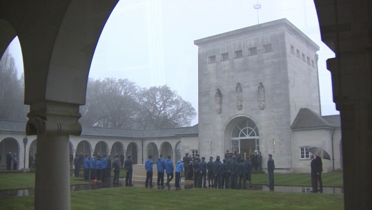 The service was held at the Air Forces Memorial in Runnymede. 