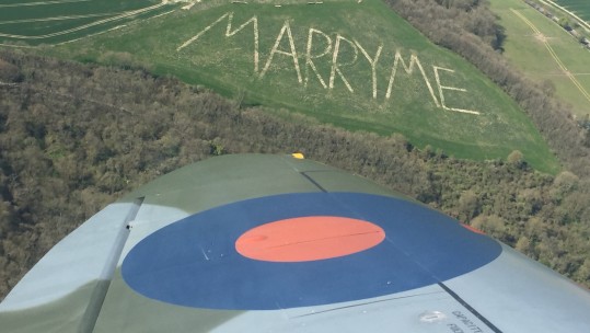 WWII Spitfire Marriage Proposal 