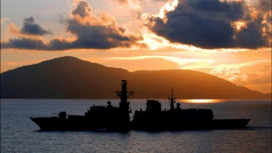 HMS Marlborough South China Sea: Picture MoD/Crown Copyright 