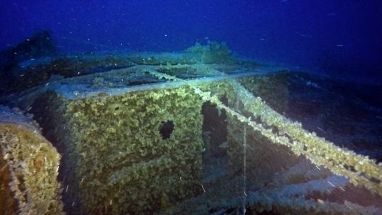 The lost British Ocean Liner Arcadian has been found after 107 years (Picture: Kostas Thoctarides)  