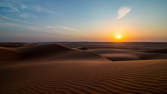 Sunset in Oman