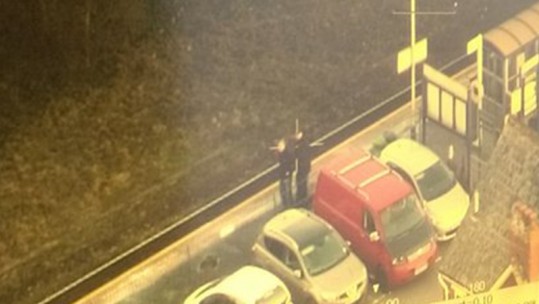 Suspicious man outside Royal Marines training centre