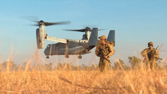 Australian troops on Exercise Talisman Saber 