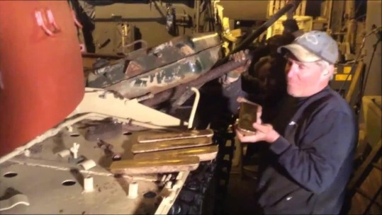£2M in gold bullion hidden in Russian tank