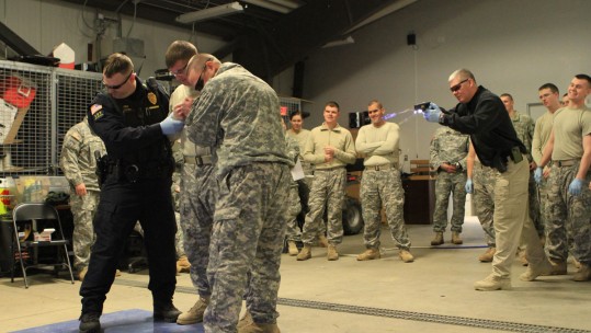 Alaska&#039;s Military Police Taser Training
