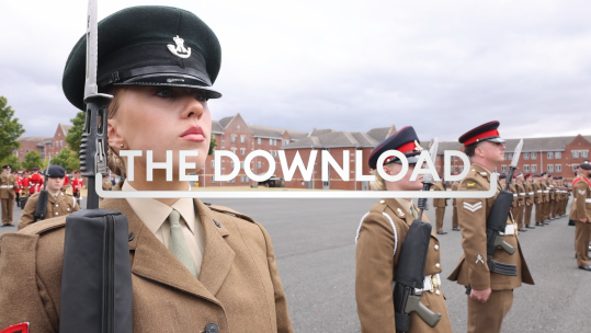 Britain's youngest professional soldiers pass out at Harrogate (Picture: BFBS)