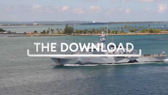 16102025 HMS Trent arrives at US Coast Guard base in Puerto Rico CRED HMS Medway