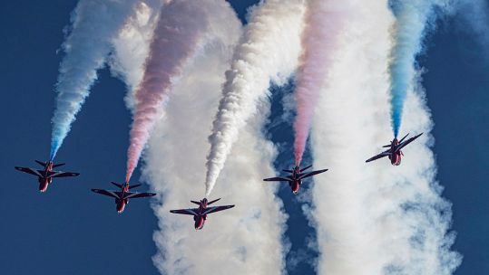 The Red Arrows will not be appearing at the RIAT 2023 air show (Picture: MOD). 