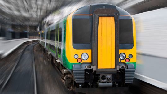 UK train: veterans railcard. Shutterstock image. 