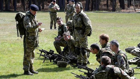Army Reserve Units at ATC Pirbright Ranges