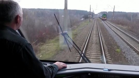 Ukraine's railway system has become an important beacon of hope, according to author Christian Wolmar.