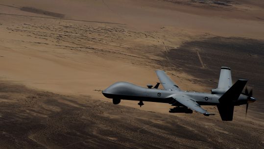 Unmanned drone used to target leading Islamic State member in Syria (Picture: Alamy).