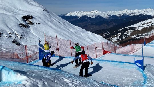 Meribel 2024 Snowboard Cross Credit BFBS DATE 05022024