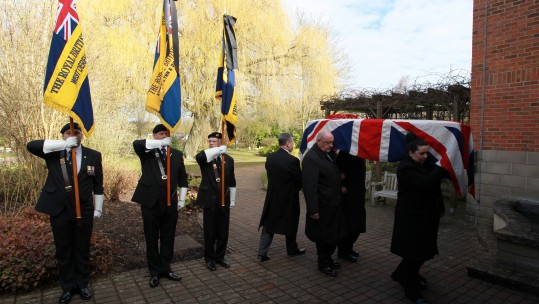 RAF veteran funeral