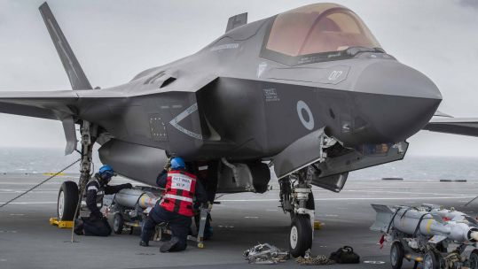 F-35 jet (Picture: Royal Navy).