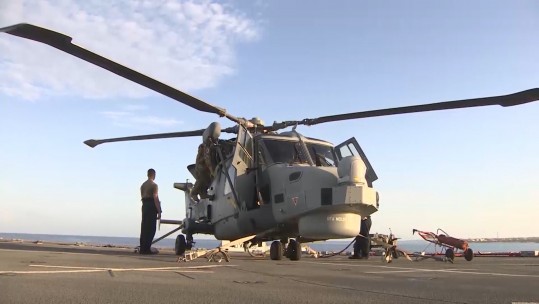 Wildcat On Board RFA Mounts Bay
