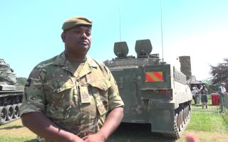 Johnson Beharry was badly wounded in the second of the two actions for which he was awarded his VC (Picture: BFBS)