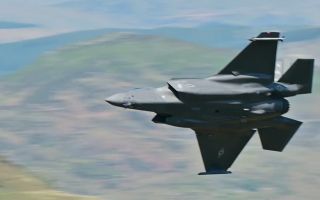 The Mach Loop in Snowdonia lets USAF, RAF and Royal Navy fast jet pilots test their high-speed low-level flying abilities (Picture: US Department of War)